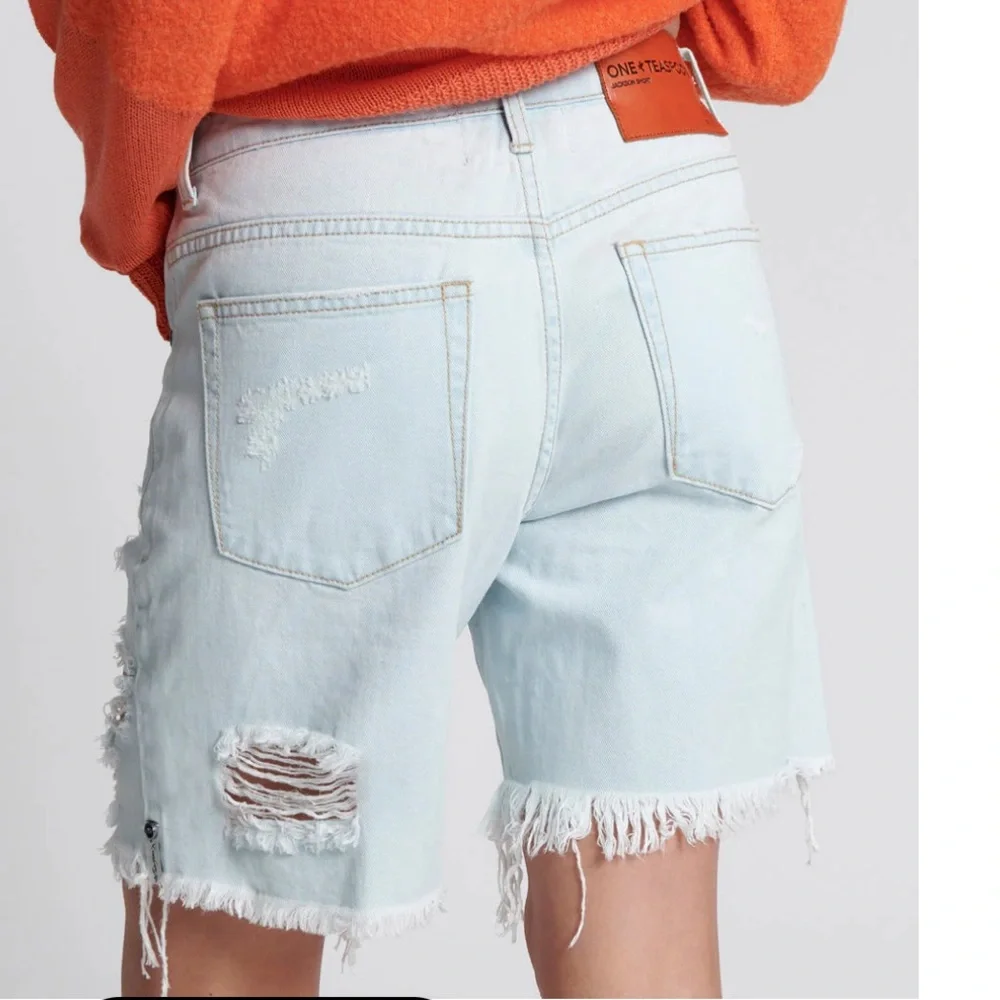 One teaspoon Jackson denim shorts Sz 22 NWT $120